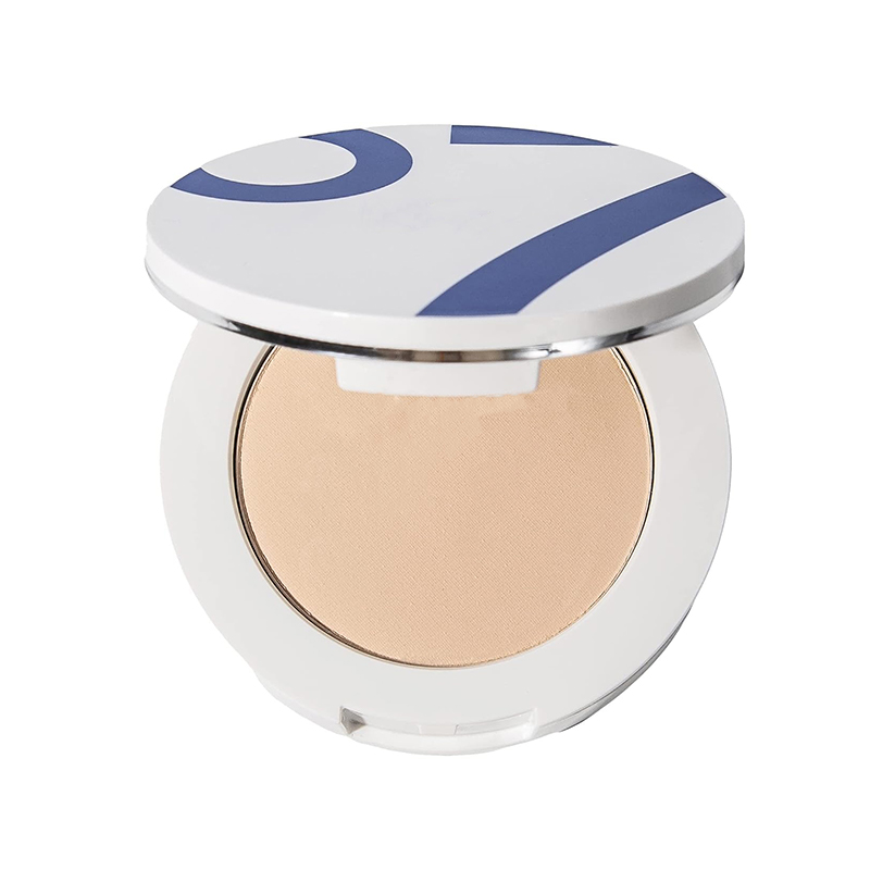 Фиксирующая прессованная пудра тройного действия с прозрачностью