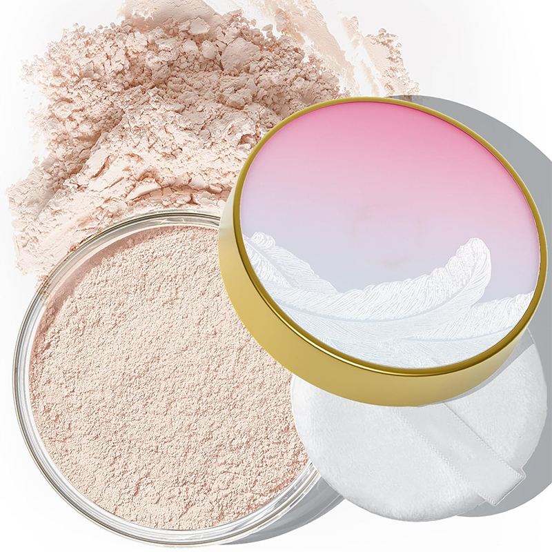 Матовая рассыпчатая пудра для лица без талька