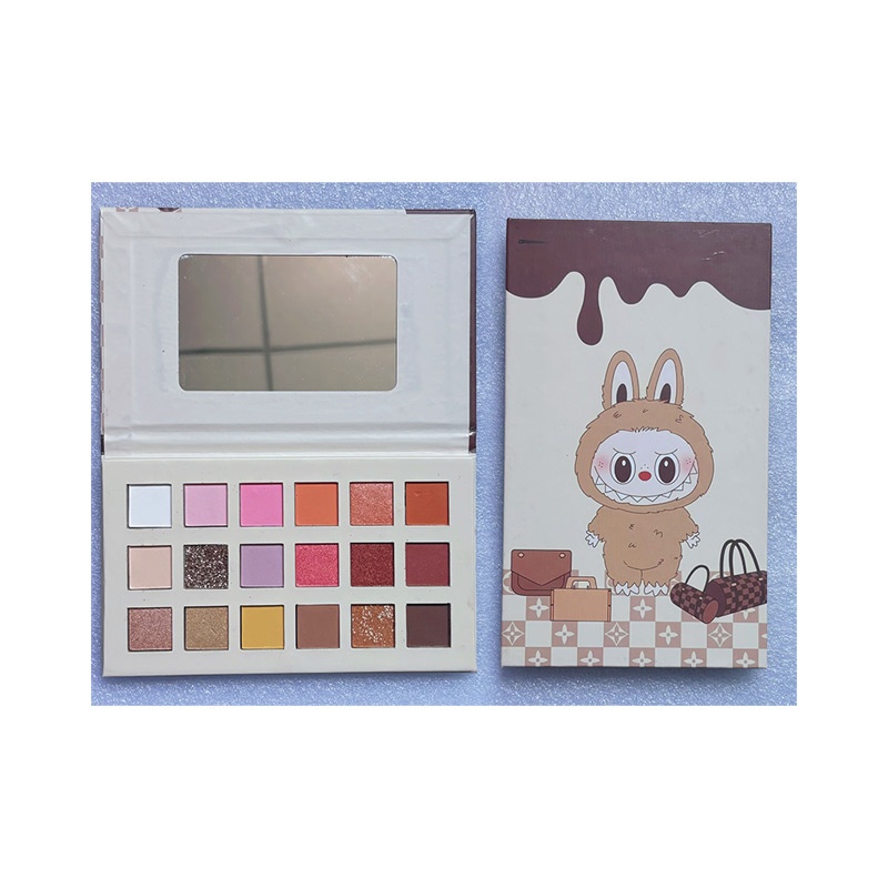 18 цветов тонкого порошка длительных теней для век