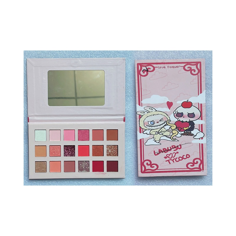 18 цветов водонепроницаемых и защищенных от пота теней для век